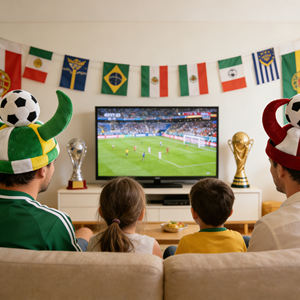 Pafu Nuevo Sombrero de Fiesta de Fútbol con Cuernos de Toro, Gorro de Carnaval para Fútbol, Decoración para Celebración de Cumpleaños y Partidos - Product Image 6