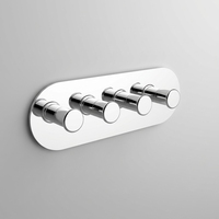 Ensemble d'accessoires de salle de bain mural moderne et simple Z-16900 – Complet avec barre porte-serviettes, anneau porte-serviettes et crochet
