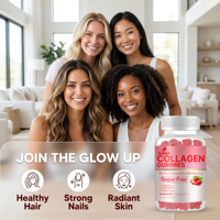 Gummies de Collagène Solilan à la Fraise et à la Biotine en Promotion pour Renforcer l'Immunité – Complément de Collagène pour Adultes