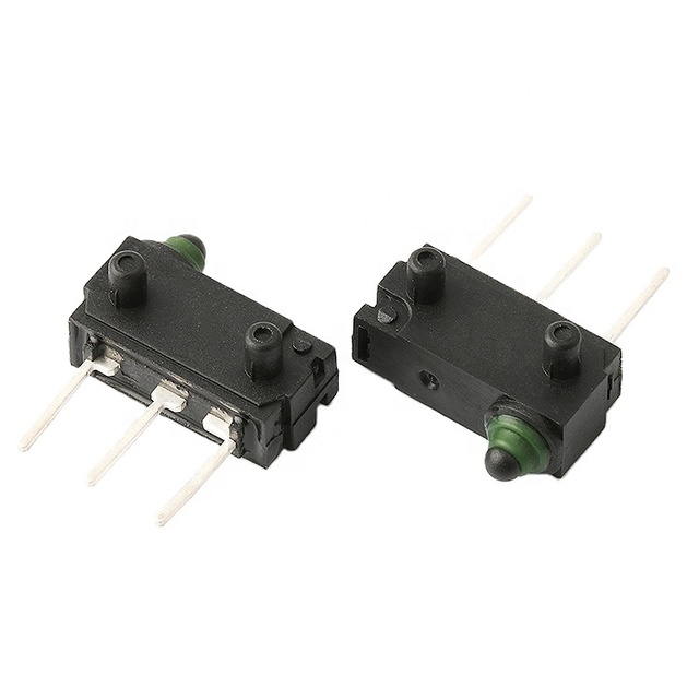 125/250VAC 0.1A PCB Mount 3 Pins H3-E SPDT Mini MicroSwitches Pin Plunger Waterproof Micro Switches