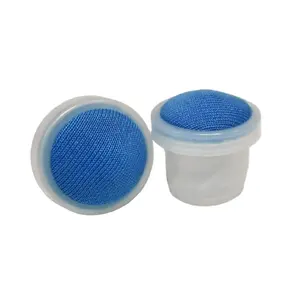 Tela tejida esponja de aplicador de punta para aplicador pincel botella