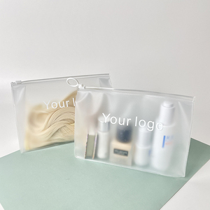 Pochette Trasparente in PVC <span class=keywords><strong>per</strong></span> Pennelli da Trucco da Donna con Cerniera e Logo Personalizzato, Borsa da Toilette <span class=keywords><strong>per</strong></span> Confezione Regalo - Product Image 2