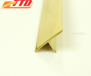 Tira de alfombra de latón de alta calidad brillante Diversos estilos de diseño moderno Modelos de extrusión de Respuesta Rápida Bajo costo Buen precio TTD - Product Image 2
