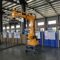 Robot Industri Palletizing Otomatis 50kg 100kg 130kg Arm 4 Axis 6 Axis Manipulator Palletizing