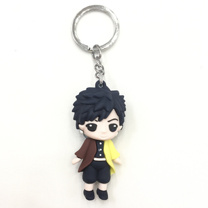 Tùy chỉnh số lượng nhỏ 3D Anime mềm PVC dễ thương động vật màu đen cừu hình dạng mềm PVC Keychain cá nhân 3D Keyring - Product Image 4