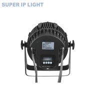Projecteur de scène LED multi-angles 18*10W RGBW IP65 DMX512 en aluminium moulé sous pression, lumière PAR à intensité variable et température de couleur réglable pour hôtel