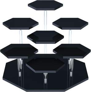 Présentoir acrylique à 7 niveaux pour figurines jouets et poupées à collectionner <span class=keywords><strong>bijoux</strong></span> figurines d'<span class=keywords><strong>action</strong></span> Collection support organisateur - Product Image 1