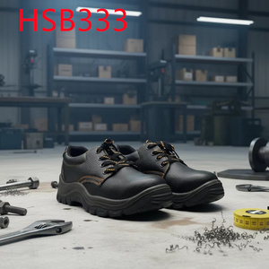 LXG, Stivali di Sicurezza in Pelle Goffrata Pura Antiurto, Calzature di Sicurezza Resistenti all'Idrolisi con Iniezione PU HSB242 - Product Image 4