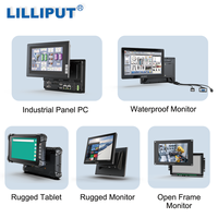 LILLIPUT 12.1 Inch HDMI Touch Screen Monitor with 800 Nits High Brightness and VGA Input for Outdoor and Industrial Control