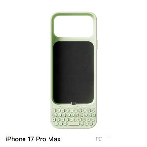 เคสโทรศัพท์แบบมีปุ่มกดรุ่น Hot Keyboard ปี 2026 สำหรับ iPhone 16 Pro Max สีชมพู วัสดุ TPU PC รองรับการชาร์จไร้สาย พร้อมปุ่มกดแบบคลิกได้ - Product Image 4