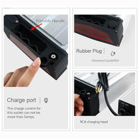 Boîte de batterie pour vélo électrique, support arrière, haute capacité, 117 cellules, 36v 48v 52v, boîtier vide, 18650 pièces