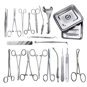 Juego de Instrumentos Quirúrgicos Básicos de Obstetricia y Ginecología con Caja de Acero Inoxidable, Manual, Alta Calidad, por KAHLU ORTHOPEDIC - Product Image 1
