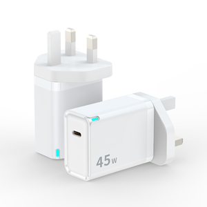Cargador de Pared CE V0 de 45W GaN USB C <span class=keywords><strong>PD3</strong></span>.<span class=keywords><strong>0</strong></span> PPS, Rápido y Compacto, con Enchufe para EE. UU., UE y Reino Unido, para las Necesidades Diarias de Alimentación de Dispositivos - Product Image 3