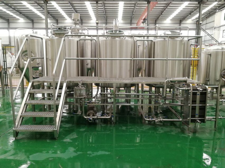 Équipement de brassage de bière 1000L avec brasserie et cuves de fermentation