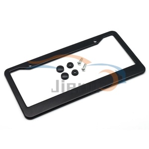 Marco de Matrícula de Acero Inoxidable Grueso Estándar Americano, Soporte para Número de Matrícula, Logotipos Personalizados - Product Image 2