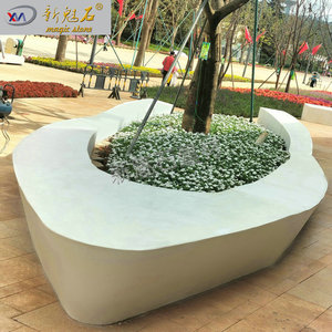 New Magic Stone Custom Garden Flower Bed 3Cm Thick Curved <b>Cement</b> Tree Pit Outdoor Landscape Engineering - Product Image 2