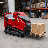 Mini Crawler Skid Steer Loader T390 3.5KN Daya Angkat 0.1m3 Kapasitas Bucket 1830mm Tinggi Pemuatan 955mm Tinggi Badan EPA EURO5