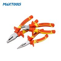 Jeu de pinces isolées VDE 1000V OEM 3 pièces, pinces à bec long, pinces coupantes diagonales, IEC60900, outils manuels pour électriciens