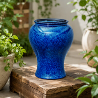 Pots de fleurs décoratifs légers et durables en PP pour plantes d'intérieur, avec trou de drainage, 16L, pour jardin et salon, vente en gros
