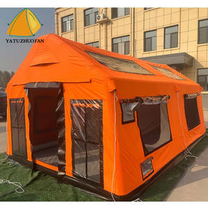 Tente de camping gonflable pour <span class=keywords><strong>4</strong></span> personnes, tente extérieure étanche pour pique-nique en famille, installation rapide <5min, légère - Product Image 3