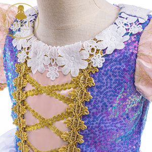 FSMKTZ Pretty Carnival Cosplay disfraz con lentejuelas princesa niñas vestido de flores <span class=keywords><strong>para</strong></span> niñas niños Drama ropa - Product Image 4