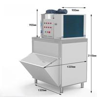 Vente chaude : Machine à glace en flocons Haiyue 1 tonne avec certificat CE, fabricant de machines à glace en flocons commerciales