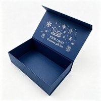 Luxuriöse Recycelbare Magnetverschluss-Verpackungsbox für Weihnachten, Kosmetik, Geschenke, Schals, Gürtel, Geldbörsen, Snacks, Schokolade, Papierbox