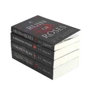 맞춤형 도서 인쇄 서비스 페이퍼백 로맨스 소설 책 전문 A5 소프트 커버 책