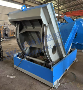 Machine de retournement de bobines métalliques automatique personnalisable de 10 tonnes, marque WADLEY, avec fonction de basculement à 90 degrés, 4 kW, alimentation 15 m/min - Product Image 2