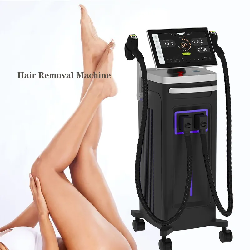 All skin color hair removal 808 diode laser hair removal machine 4 waves 755nm 808nm 940nm 1064nm salon beauty equipment