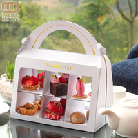 Boîtes à gâteaux pour le thé de l'après-midi en gros, boîte à dessert tiramisu personnalisée avec couvercle transparent, boîte à dessert au chocolat, emballage de transport en papier