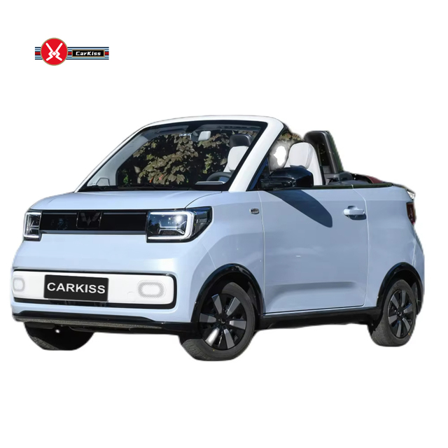 Wuling Mini Electric Cabriolet New Used Chinese Electric Car with 2 Seats Max Speed 100km/h Cheap Price New Energy Vehicle