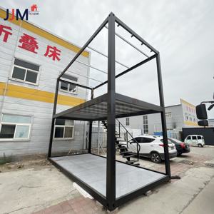 JJM Custom 2-Storey Casas prefabricadas de contenedores de bajo costo Modular Prefab Villa House Planos en venta Diseño desmontable - Product Image 3