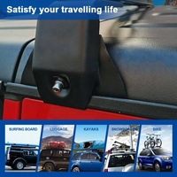 Barre transversale universelle en acier de haute qualité pour toit de voiture Jeep Wrangler avec support de bagages et installation facile