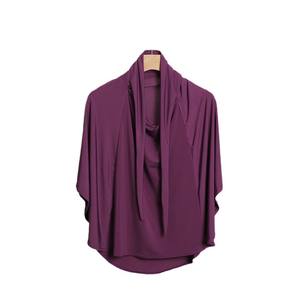 Style ethnique <span class=keywords><strong>Double</strong></span> Couche Forme Ronde Undercap Musulman Instantané Hijab Dames Couvre-chef avec Base Masquée Cap <span class=keywords><strong>Gaze</strong></span> <span class=keywords><strong>Double</strong></span> Usage - Product Image 5