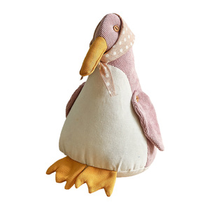 Butée de porte décorative en tissu, motif canard de dessin animé, en forme de pouf de sable fin, animal mignon, coupe-vent, anti-collision, pour usage domestique - Product Image 4