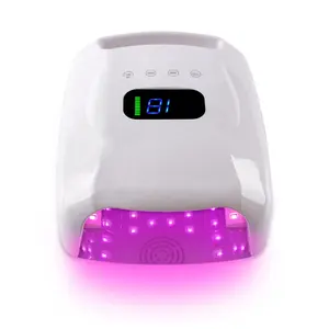 Secador de esmalte de Gel de alta calidad, lámpara de uñas Led Uv de 96w, sin cable, recargable, 2022