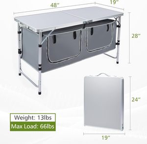 Estructura de metal de alta calidad, único, moderno, impermeable, plegable, para exteriores, Picnic, Camping, escritorio, organizador de almacenamiento, venta al por mayor de fábrica - Product Image 2