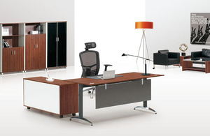 Nhà Máy bán hàng trực tiếp với đảm bảo chất lượng hiện đại bằng gỗ MDF nội thất văn phòng <span class=keywords><strong>melamine</strong></span> viết bảng máy tính bàn văn phòng bảng - Product Image 4