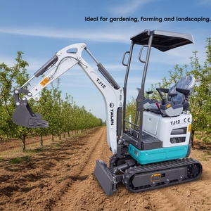 Mini-excavatrice TAIJIN TJ12 de 1,2 tonne pour travaux agricoles, de jardinage et de construction légère avec accessoires polyvalents - Product Image 5