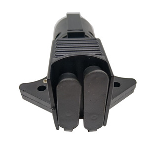 Adaptor Plug Trailer 7 Pin Pisau Datar Ke 4 dan 5 Putaran Konektor Trailer Adapter 7 Cara Ke 4 Cara 5 Cara 2-In-1 Pisau Datar - Product Image 2