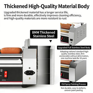 Parrilla Comercial para Hot Dogs con Protección Contra Sobrecalentamiento y Apagado Automático, Segura y Confiable para Concesiones en Recintos Deportivos - Product Image 5