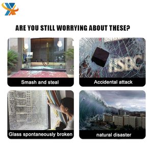 طبقة حماية نوافذ السيارات والمباني المضادة للرصاص (مانعة للاختراق) بسماكات 2 و 4 و 8 و 12 ميل - Product Image 6