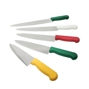 Vente flash : couteau de <span class=keywords><strong>chef</strong></span> en acier inoxydable de 7'', 8'', 9'', 10'', 11'', écologique, ambidextre, passe au lave-vaisselle, manche en plastique coloré, tranchant - Product Image 2