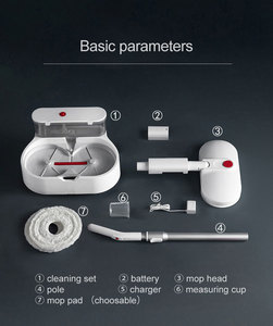 Jesun Cordless 360 Rotating Dry Wet Self Clean Smart <strong>Mops</strong> Cleaning Floor High Quality <strong>Electric</strong> <strong>Mop</strong> with Bucket - Product Image 5