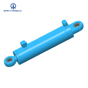 Cylindre hydraulique télescopique personnalisé <span class=keywords><strong>à</strong></span> 5 étages de <span class=keywords><strong>80</strong></span> tonnes, <span class=keywords><strong>piston</strong></span> <span class=keywords><strong>à</strong></span> double effet de 1500 mm pour système de levage de grue de camion - Product Image 1