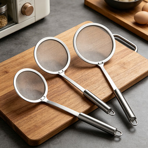 Écumoire de cuisine, éliminateur de graisse, filtre à écumoire, séparateur d'huile en acier inoxydable, écumoire à huile, passoire pour fondue chinoise - Product Image 5