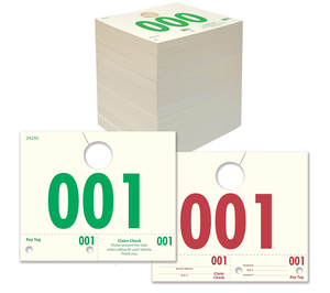 Tùy chỉnh các tông xe dịch vụ Thẻ dịch vụ công văn số tự động đại lý xe sửa chữa Gương Treo thẻ với đánh số thẻ chìa khóa - Product Image 2