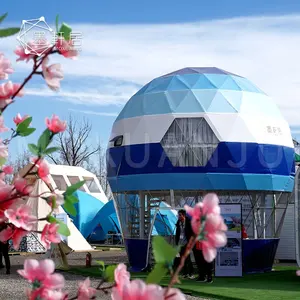 大幻想豪华重型两层热气球圆顶 Glamping 帐篷与卧室