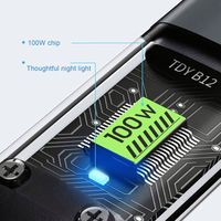 Câble de charge rapide intelligent à affichage numérique 3 en 1, haute vitesse 100W, câble USB 3 en 1, charge rapide 6A, câble de données 3 en 1